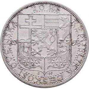 Československo 1918 - 1938, 20 Koruna 1937 - T.G.Masaryk, KM.18 (Ag700), 12.044g,