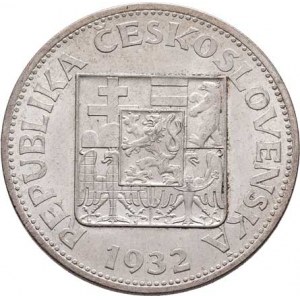 Československo 1918 - 1938, 10 Koruna 1932, KM.15 (Ag700), 10.060g, nep.hr.,