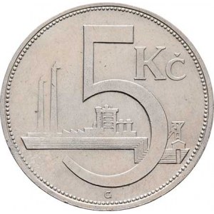 Československo 1918 - 1938, 5 Koruna 1932, KM.11 (Ag500), 6.972g, dr.hr.,