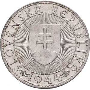 Slovenská republika, 1939 - 1945, 10 Koruna 1944 - bez kříže na kaplici, KM.9.2
