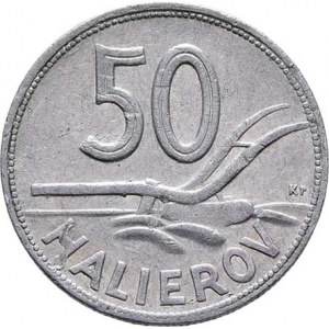 Slovenská republika, 1939 - 1945, 50 Haléř 1944, KM.5a (hliník), 0.993g, dr.hr.,