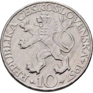 Československo 1953 - 1960, 10 Koruna 1957 - CH.J.Willenberg - 250 let ČVUT,