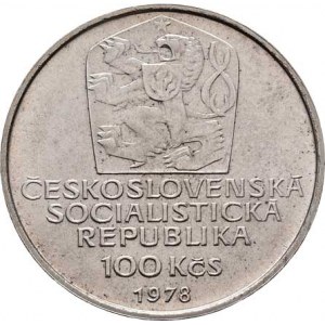 Československo 1961 - 1990, 100 Koruna 1978 - 700 let úmrtí Karla IV., KM.93