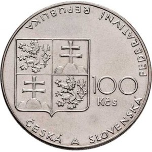 Československo 1990 - 1993, 100 Koruna 1990 - Velká Pardubická, KM.141 (Ag500,