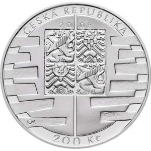Česká republika, 1993 -, 200 Koruna 2008 - Vstup do Schengenského prostoru,