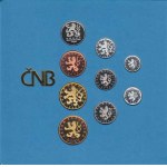 Česká republika, 1993 -, Sada oběhových mincí v původní etui - ročník 2002,