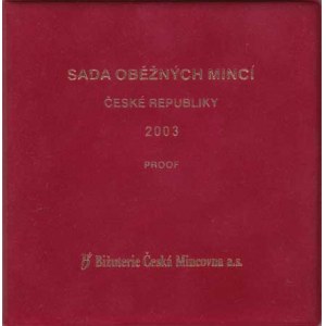 Česká republika, 1993 -, Sada oběhových mincí v původní etui - ročník 2003,