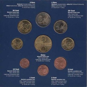 Česká republika, 1993 -, Sada oběhových mincí v původní etui - ročník 2005,
