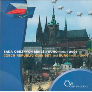 Česká republika, 1993 -, Sada oběhových mincí v původní etui - ročník 2006,