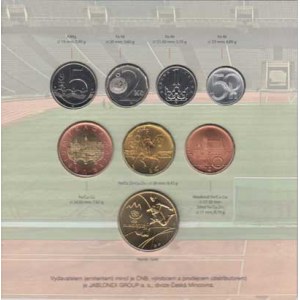 Česká republika, 1993 -, Sada oběhových mincí v původní etui - ročník 2008,