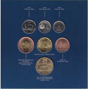 Česká republika, 1993 -, Sada oběhových mincí v původní etui - ročník 2019,