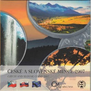 Česká republika a Slovensko, Sady oběhových mincí České republiky a Slovenka 2007
