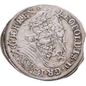Leopold I., 1657 - 1705, XV Krejcar 1685, Mainz-Wildering, Nech.2667, M-A.184,