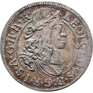 Leopold I., 1657 - 1705, 3 Krejcar 1683, Hall, Nech.2445, M-A.182, 1.525g,