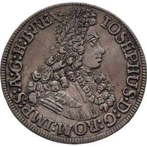 Josef I., 1705 - 1711, VI Krejcar 1707, Hall-Felner, M-A.206, 2.845g,