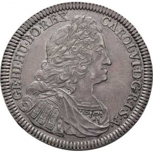 Karel VI., 1711 - 1740, Tolar 1737, Hall, M-A.237, 28.586g, krásná patina
