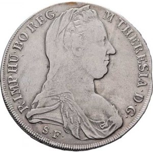 Marie Terezie, 1740 - 1780, Tolar 1780 SF, Günzburg - původní ražba .X.,