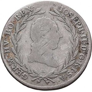 Josef II., (1765 -) 1780 - 1790, 10 Krejcar 1788 A, Vídeň, P.32, M-A.290, 3.708g,