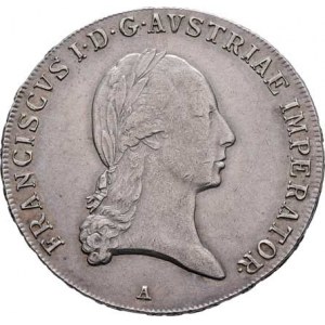 František II., 1792 - 1835, Tolar konvenční 1817 A, Vídeň, 28.006g, nep.hr.,