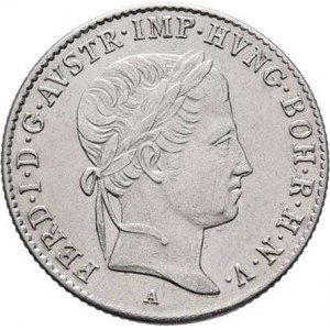 Ferdinand V., 1835 - 1848, 5 Krejcar 1846 A, Vídeň, 2.206g, vlas.rysky