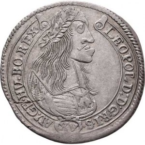 Leopold I., 1657 - 1705, XV Krejcar 1662 KB, Kremnica, Höll.62.1.5, Husz.1422,