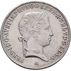 Ferdinand V., 1835 - 1848, 10 Krejcar 1837 B, Kremnica, 3.895g, patina R!