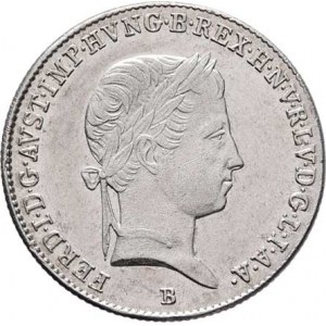 Ferdinand V., 1835 - 1848, 10 Krejcar 1847 B, Kremnica, 3.860g, nep.just.,