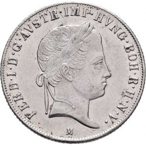 Ferdinand V., 1835 - 1848, 20 Krejcar 1843 M, Milán, M-A.328, 6.579g, nep.hr.,