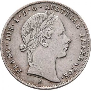 Konvenční měna, údobí let 1848 - 1857, 10 Krejcar 1853 A, 2.140g, nep.hr., nep.rysky, pěkná