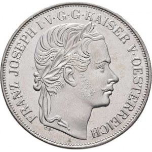 Rakouská a spolková měna, údobí let 1857 - 1892, 2 Tolar spolkový 1857 A - Jižní dráha - novoražba