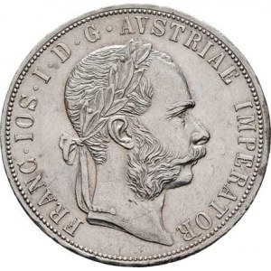 Rakouská a spolková měna, údobí let 1857 - 1892, 2 Zlatník 1872, 24.659g, dr.hr., vl.škr., nep.rysk