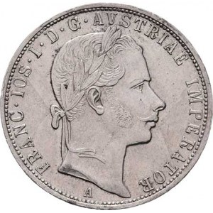 Rakouská a spolková měna, údobí let 1857 - 1892, Zlatník 1858 A - bez tečky za REX, 12.303g,