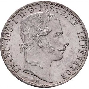Rakouská a spolková měna, údobí let 1857 - 1892, Zlatník 1859 A - bez tečky za REX, 12.428g,
