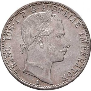Rakouská a spolková měna, údobí let 1857 - 1892, Zlatník 1861 A - bez tečky za REX, 12.323g,