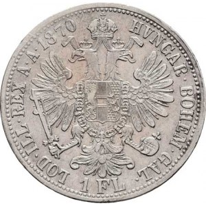 Rakouská a spolková měna, údobí let 1857 - 1892, Zlatník 1870 A, 12.288g, nep.hr., dr.rysky R!