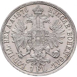 Rakouská a spolková měna, údobí let 1857 - 1892, Zlatník 1876, 12.369g, dr.hr., nep.rysky