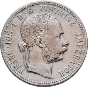 Rakouská a spolková měna, údobí let 1857 - 1892, Zlatník 1882, 12.223g, dr.hr., dr.rysky, patina