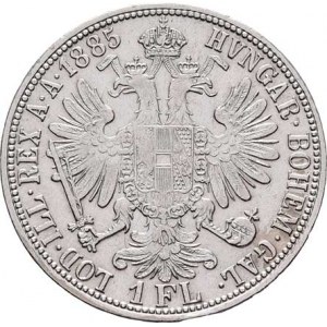Rakouská a spolková měna, údobí let 1857 - 1892, Zlatník 1885, 12.261g, nep.hr., nep.rysky