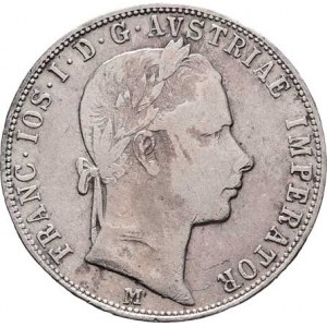 Rakouská a spolková měna, údobí let 1857 - 1892, Zlatník 1859 M - bez tečky za REX, 12.267g, dr.h