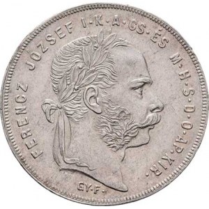 Rakouská a spolková měna, údobí let 1857 - 1892, Zlatník 1870 GYF, 12.397g, nep.hr., nep.rysky,