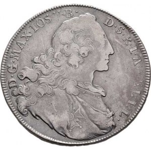 Bavorsko, Maximilian III. Josef, 1745 - 1777, Tolar 1764 - Madona, Mnichov, KM.519.1, Dav.1953,