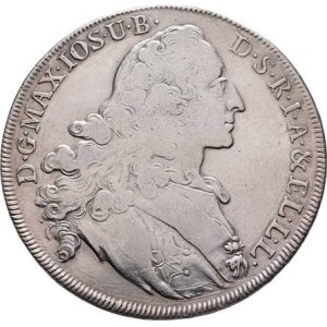 Bavorsko, Maximilian III. Josef, 1745 - 1777, Tolar 1765 - Madona, Mnichov, KM.519.1, Dav.1953,