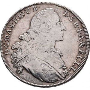 Bavorsko, Maximilian III. Josef, 1745 - 1777, Tolar 1766 - Madona, Mnichov, KM.519.1, Dav.1953,