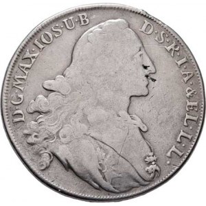 Bavorsko, Maximilian III. Josef, 1745 - 1777, Tolar 1767 - Madona, Mnichov, KM.519.1, Dav.1953,