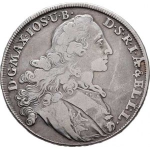 Bavorsko, Maximilian III. Josef, 1745 - 1777, Tolar 1768 - Madona, Mnichov, KM.519.1, Dav.1953,