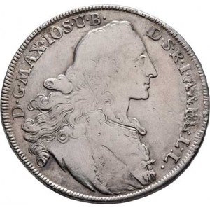 Bavorsko, Maximilian III. Josef, 1745 - 1777, Tolar 1769 - Madona, Mnichov, KM.519.1, Dav.1953,