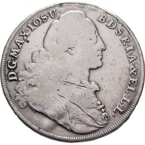 Bavorsko, Maximilian III. Josef, 1745 - 1777, Tolar 1773 - Madona, Mnichov, KM.519.1, Dav.1953,