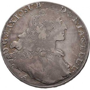 Bavorsko, Maximilian III. Josef, 1745 - 1777, Tolar 1768 A - Madona, Amberg, KM.519.2, Dav.1954,