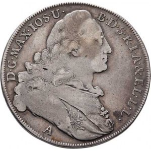 Bavorsko, Maximilian III. Josef, 1745 - 1777, Tolar 1772 A - Madona, Amberg, KM.519.2, Dav.1954,