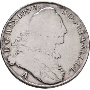 Bavorsko, Maximilian III. Josef, 1745 - 1777, Tolar 1775 A - Madona, Amberg, KM.519.2, Dav.1954,